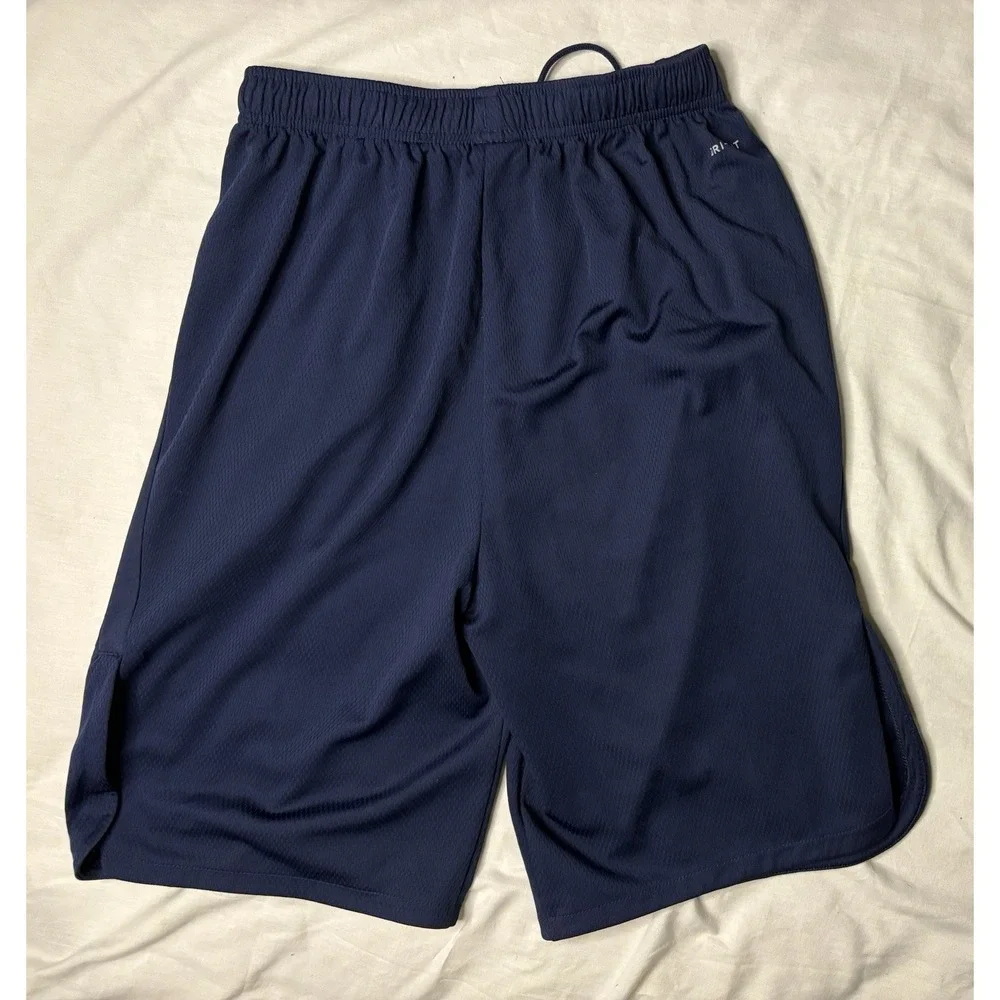 Nike Dri Fit Ole Miss Rebels Hype Shorts Youth Size XL Blue Pockets B37898D